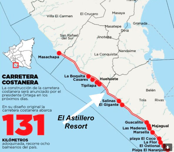 Nicaragua road upgrades - funding secured - El Astillero Eco-Friendly Resort